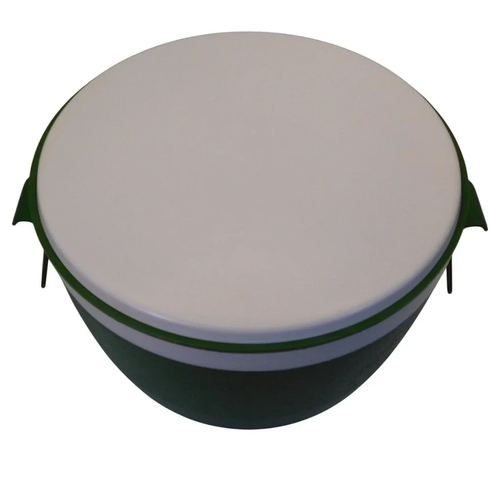 VTG Retro 70s Sun Frost Green Therm-O-Ware‎ Insulated 2 Qt Cooler Ice Bucket